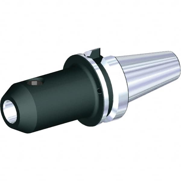 Kennametal - BTKV40 Taper Shank 1/4" Hole End Mill Holder/Adapter - 1" Nose Diam, 2-1/2" Projection, Through-Spindle & DIN Flange Coolant - Exact Industrial Supply