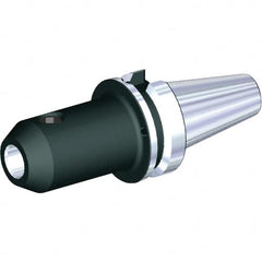 Kennametal - BTKV40 Taper Shank 5/8" Hole End Mill Holder/Adapter - 1-5/8" Nose Diam, 3" Projection, Through-Spindle & DIN Flange Coolant - Exact Industrial Supply