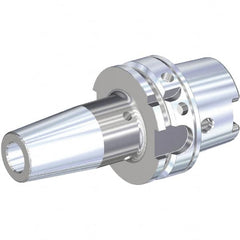Kennametal - 14mm Hole Diam, HSK63A Taper Shank Shrink Fit Tool Holder & Adapter - 90mm Projection, 27mm Nose Diam, 36mm Clamping Depth, 25,000 RPM - Exact Industrial Supply
