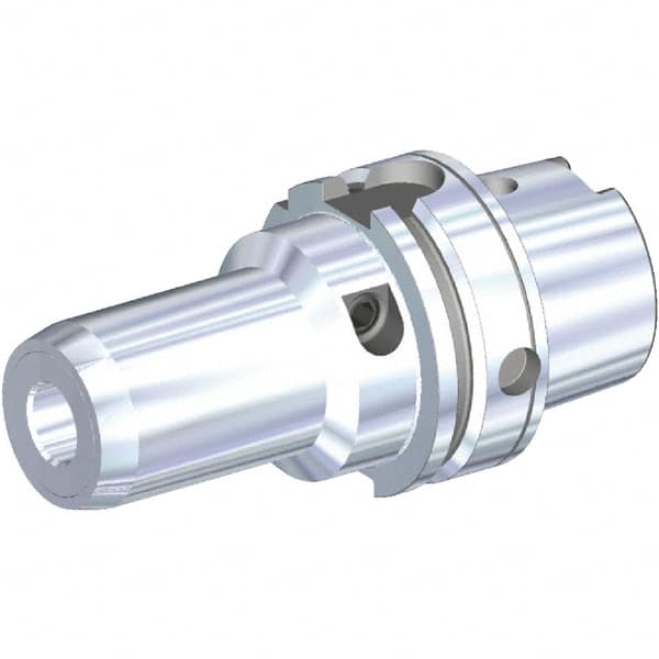Kennametal - HSK63A Taper Shank, 25mm Hole Diam, Hydraulic Tool Holder/Chuck - 49.8mm Nose Diam, 120mm Projection, 47mm Clamp Depth, 25,000 RPM, Through Coolant - Exact Industrial Supply