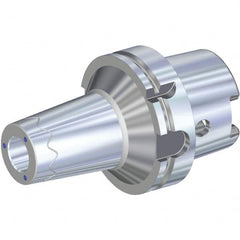 Kennametal - 5/8" Hole Diam, HSK100A Taper Shank Shrink Fit Tool Holder & Adapter - 3.94" Projection, 1.3" Nose Diam, 1.57" Clamping Depth, 25,000 RPM, Through Coolant - Exact Industrial Supply