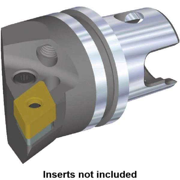 Kennametal - Left Hand Cut, Size KM50, DN.. Insert Compatiblity, Internal or External Modular Turning & Profiling Cutting Unit Head - 35mm Ctr to Cutting Edge, 50mm Head Length, Through Coolant, Series Kenlever - Americas Industrial Supply