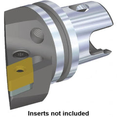 Kennametal - Left Hand Cut, Size KM32, DN.. Insert Compatiblity, Internal or External Modular Turning & Profiling Cutting Unit Head - 22mm Ctr to Cutting Edge, 35mm Head Length, Through Coolant, Series Kenlever - Americas Industrial Supply