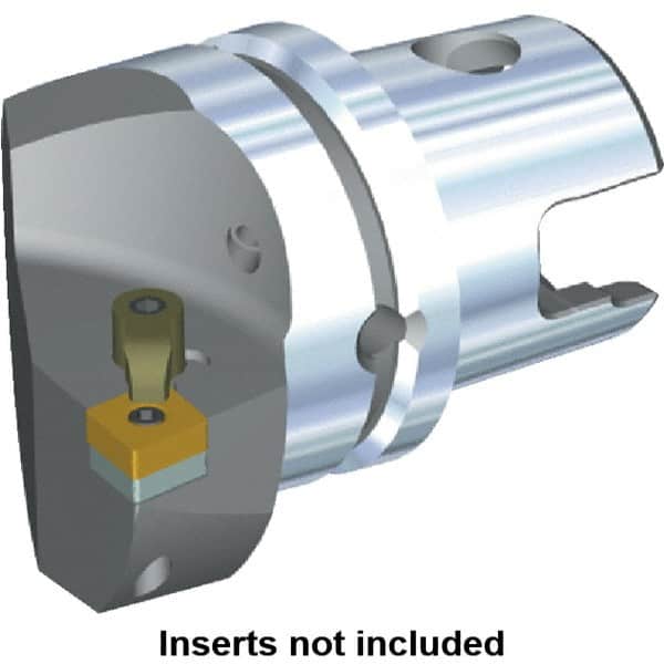 Kennametal - Right Hand Cut, Size KM63, CN.. Insert Compatiblity, Internal or External Modular Turning & Profiling Cutting Unit Head - 43mm Ctr to Cutting Edge, 60mm Head Length, Through Coolant, Series M-Clamping - Americas Industrial Supply