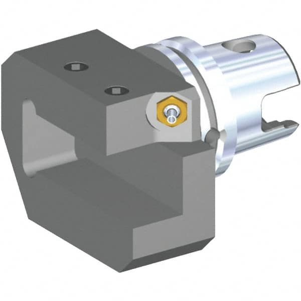 Kennametal - Left Hand Cut, Size KM63XMZ, Modular Turning & Profiling Cutting Unit Head - 60.65mm Head Length, Through Coolant - Americas Industrial Supply