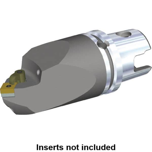 Kennametal - Neutral Cut, Size KM63, CN.. Insert Compatiblity, Modular Turning & Profiling Cutting Unit Head - 115mm Head Length, Through Coolant, Series M-Clamping - Americas Industrial Supply