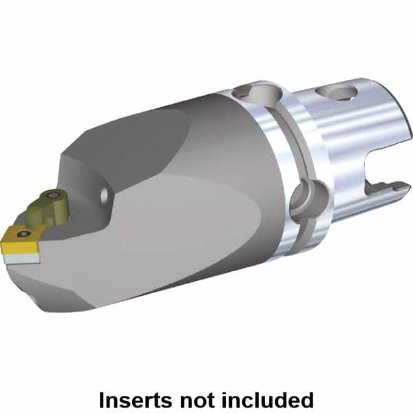 Kennametal - Neutral Cut, Size KM50, CN.. Insert Compatiblity, Modular Turning & Profiling Cutting Unit Head - 50mm Head Length, Through Coolant, Series M-Clamping - Americas Industrial Supply
