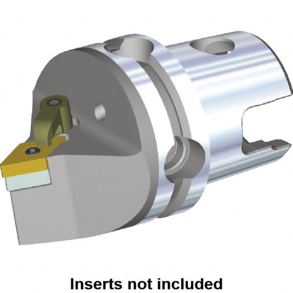 Kennametal - Neutral Cut, Size KM40, DN.. Insert Compatiblity, Modular Turning & Profiling Cutting Unit Head - 40mm Head Length, Through Coolant, Series M-Clamping - Americas Industrial Supply