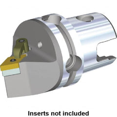 Kennametal - Neutral Cut, Size KM40, DN.. Insert Compatiblity, Modular Turning & Profiling Cutting Unit Head - 40mm Head Length, Through Coolant, Series M-Clamping - Americas Industrial Supply