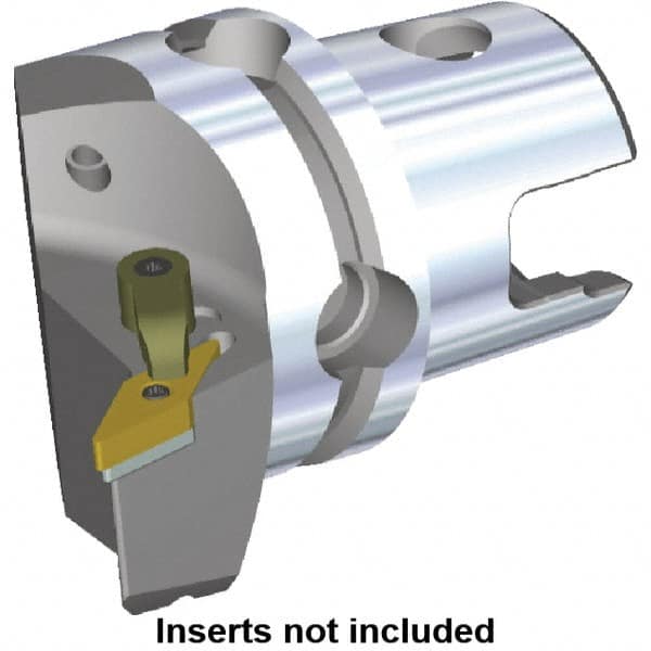 Kennametal - Right Hand Cut, Size KM50, VN.. Insert Compatiblity, Modular Turning & Profiling Cutting Unit Head - 35mm Ctr to Cutting Edge, 50mm Head Length, Through Coolant, Series M-Clamping - Americas Industrial Supply