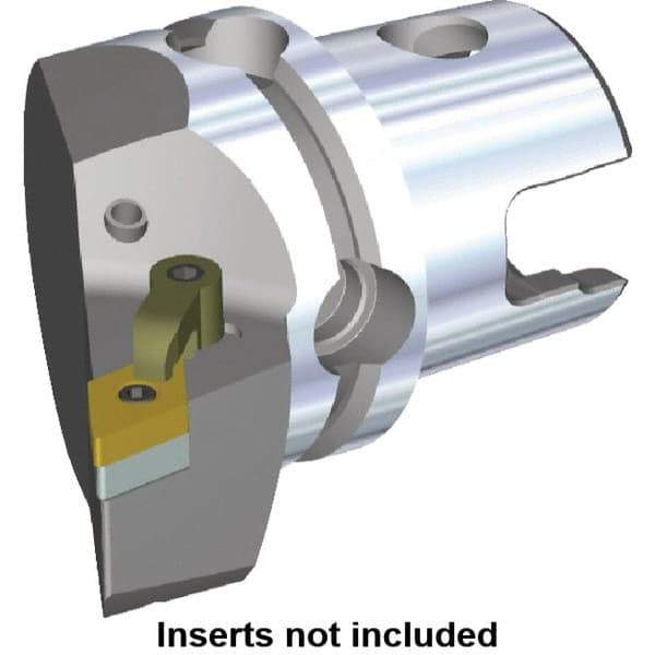 Kennametal - Right Hand Cut, Size KM40, DN.. Insert Compatiblity, Modular Turning & Profiling Cutting Unit Head - 27mm Ctr to Cutting Edge, 40mm Head Length, Through Coolant, Series M-Clamping - Americas Industrial Supply