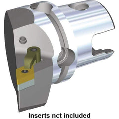 Kennametal - Left Hand Cut, Size KM50, DN.. Insert Compatiblity, Modular Turning & Profiling Cutting Unit Head - 35mm Ctr to Cutting Edge, 50mm Head Length, Through Coolant, Series M-Clamping - Americas Industrial Supply