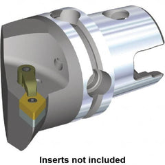 Kennametal - Right Hand Cut, Size KM40, DN.. Insert Compatiblity, Internal or External Modular Turning & Profiling Cutting Unit Head - 27mm Ctr to Cutting Edge, 40mm Head Length, Through Coolant, Series M-Clamping - Americas Industrial Supply