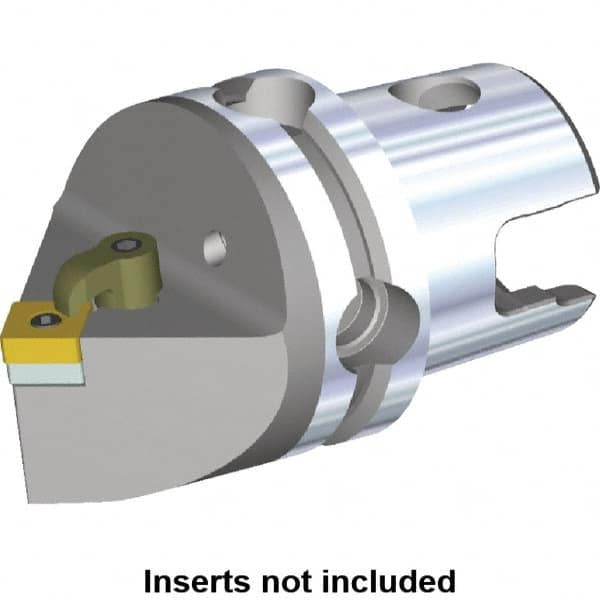 Kennametal - Neutral Cut, Size KM40, SN.. Insert Compatiblity, Modular Turning & Profiling Cutting Unit Head - 40mm Head Length, Through Coolant, Series M-Clamping - Americas Industrial Supply