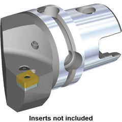 Kennametal - Left Hand Cut, Size KM80, CN.. Insert Compatiblity, Internal or External Modular Turning & Profiling Cutting Unit Head - 53mm Ctr to Cutting Edge, 70mm Head Length, Through Coolant, Series Kenlever - Americas Industrial Supply