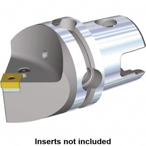 Kennametal - Neutral Cut, Size KM80, SN.. Insert Compatiblity, Modular Turning & Profiling Cutting Unit Head - 70mm Head Length, Through Coolant, Series Kenlever - Americas Industrial Supply
