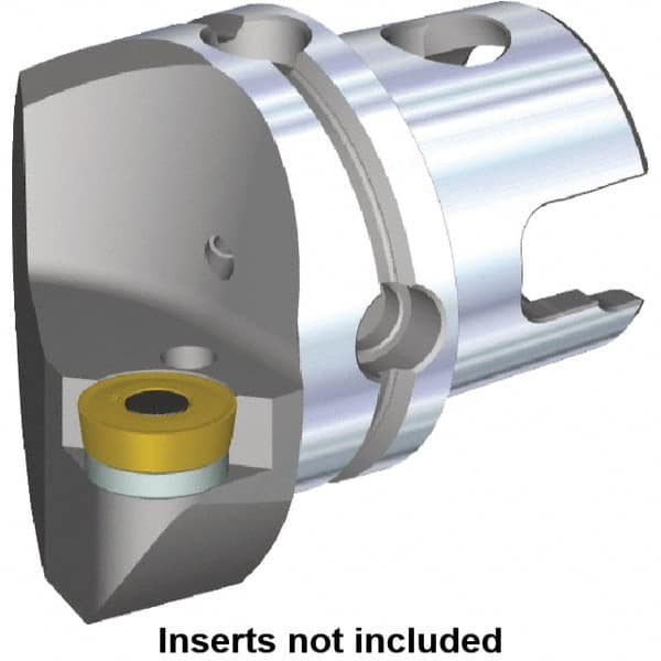 Kennametal - Right Hand Cut, Size KM80, RC.. Insert Compatiblity, Modular Turning & Profiling Cutting Unit Head - 53mm Ctr to Cutting Edge, 70mm Head Length, Through Coolant, Series Kenlever - Americas Industrial Supply