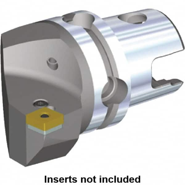 Kennametal - Right Hand Cut, Size KM40, CN.. Insert Compatiblity, Internal or External Modular Turning & Profiling Cutting Unit Head - 27mm Ctr to Cutting Edge, 40mm Head Length, Through Coolant, Series Kenlever - Americas Industrial Supply