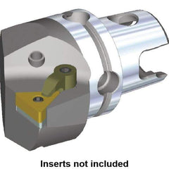 Kennametal - Right Hand Cut, Size KM50, TN.. Insert Compatiblity, Internal or External Modular Turning & Profiling Cutting Unit Head - 35mm Ctr to Cutting Edge, 50mm Head Length, Through Coolant, Series M-Clamping - Americas Industrial Supply
