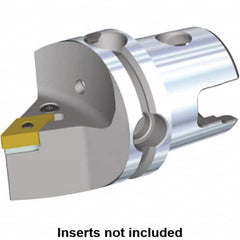 Kennametal - Left Hand Cut, Size KM40, DN.. Insert Compatiblity, Modular Turning & Profiling Cutting Unit Head - 45mm Head Length, Through Coolant, Series Kenlever - Americas Industrial Supply