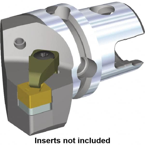 Kennametal - Left Hand Cut, Size KM50, SN.X Insert Compatiblity, Modular Turning & Profiling Cutting Unit Head - 35mm Ctr to Cutting Edge, 50mm Head Length, Through Coolant - Americas Industrial Supply