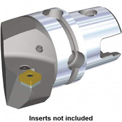 Kennametal - Right Hand Cut, Size KM40, SN.. Insert Compatiblity, Internal or External Modular Turning & Profiling Cutting Unit Head - 27mm Ctr to Cutting Edge, 40mm Head Length, Through Coolant, Series Kenlever - Americas Industrial Supply