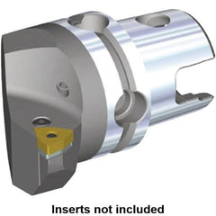 Kennametal - Left Hand Cut, Size KM50, WN.. Insert Compatiblity, Internal or External Modular Turning & Profiling Cutting Unit Head - 35mm Ctr to Cutting Edge, 50mm Head Length, Through Coolant, Series Kenlever - Americas Industrial Supply