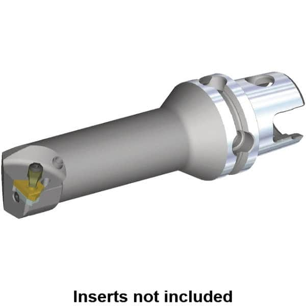 Kennametal - Insert Style LT 16NR, 110mm Head Length, Right Hand Cut, Internal Modular Threading Cutting Unit Head - System Size KM40TS, 22mm Center to Cutting Edge, Series LT Threading - Americas Industrial Supply