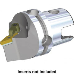Kennametal - Neutral Cut, Size KM40, VN.. Insert Compatiblity, Modular Turning & Profiling Cutting Unit Head - 50mm Head Length, Through Coolant, Series M-Clamping - Americas Industrial Supply