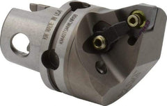 Kennametal - Right Hand Cut, Size KM40, WN.. Insert Compatiblity, Internal or External Modular Turning & Profiling Cutting Unit Head - 27mm Ctr to Cutting Edge, 40mm Head Length, Through Coolant, Series M-Clamping - Americas Industrial Supply