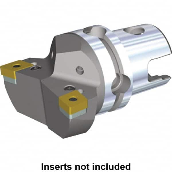 Kennametal - Right Hand Cut, Size KM40, CN.. Insert Compatiblity, Internal or External Modular Turning & Profiling Cutting Unit Head - 27mm Ctr to Cutting Edge, 40mm Head Length, Through Coolant, Series Kenlever - Americas Industrial Supply