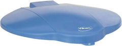 Vikan - 3 Gal Polypropylene Pail Lid - Blue, For Use with 5688 - Americas Industrial Supply