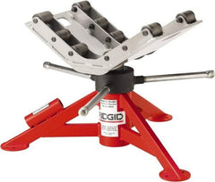 Ridgid - 6" to 24" Pipe Capacity, Adjustable Pipe Stand - 16" to 31" High, 4,500 Lb Capacity - Americas Industrial Supply