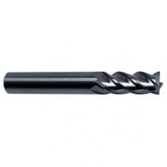 5/16" Dia. - 2-1/2" OAL - 4 FL Variable Helix Bright Carbide End Mill - Americas Industrial Supply