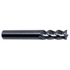 1/4" Dia. - 2-1/2" OAL - 4 FL Variable Helix Bright Carbide End Mill - Americas Industrial Supply