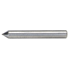 1/8″ × 1″ Diamond Dressing Tool Phono Point 60 Degree Included Angle - Americas Industrial Supply