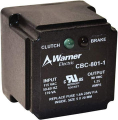 Warner Electric - Octal Socket Clutch Power Supply - For Use with Any 90V Clutch or Brake - Americas Industrial Supply