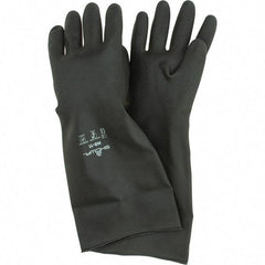 SHOWA - 30 mil Thick, Chemical Resistant Gloves - SZ 11 18"30ML BLK 1/PR CHLOROFLEXII CHEM RES GLV - Americas Industrial Supply