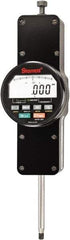 Starrett - 2" Max Measurement, 0.0001, 0.0005 & 0.001" Graduation, Electronic Drop Indicator - Accurate to 0.0002", Inch & Metric System, LCD Display - Americas Industrial Supply