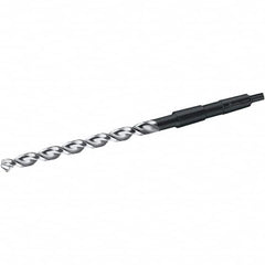 Walter-Titex - 19.75mm, 2MT 130° Point High Speed Steel Taper Shank Drill Bit - Bright/Oxide Finish, 177mm Flute Length, 275mm OAL, Parabolic Flute, Series A4422 - Americas Industrial Supply