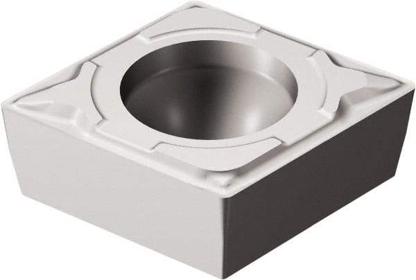 Sandvik Coromant - CCMT32.51 PF Grade 5015 Carbide Turning Insert - Uncoated, 80° Diamond, 3/8" Inscr Circle, 5/32" Thick, 1/64" Corner Radius - Americas Industrial Supply