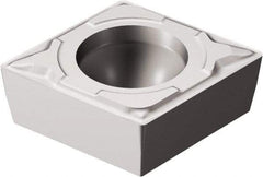 Sandvik Coromant - CCMT21.5 PF Grade 5015 Carbide Turning Insert - Uncoated, 80° Diamond, 1/4" Inscr Circle, 3/32" Thick, 0.2mm Corner Radius - Americas Industrial Supply