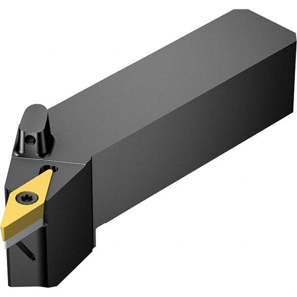 Sandvik Coromant - Left Hand Cut, -3° Lead Angle, 20mm Shank Height x 20mm Shank Width, Neutral Rake Indexable Turning Toolholder - VBMT 16 04 08 Insert Compatibility, Series CoroTurn 107 - Americas Industrial Supply