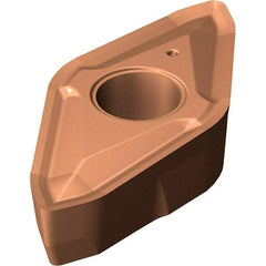 Sandvik Coromant - CP-B1108 H3 Grade 1115 Carbide Turning Insert - TiAlN/AlCr2O3 Finish, 11mm Inscr Circle, 5mm Thick, 0.7938mm Corner Radius - Americas Industrial Supply