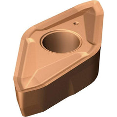 Sandvik Coromant - CP-B1108 H3W Grade 1115 Carbide Turning Insert - TiAlN/AlCr2O3 Finish, 11mm Inscr Circle, 5mm Thick, 0.7938mm Corner Radius - Americas Industrial Supply