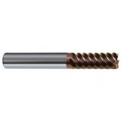 5/16" Dia. - 2-1/2" OAL - 45° Helix Nano-SI Carbide End Mill - 6 FL - Americas Industrial Supply