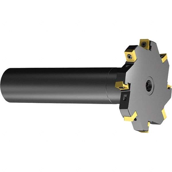 Sandvik Coromant - 0.3937" Cutting Width, 0.4331" Depth of Cut, 0.6299" Hole Diam, 4 Tooth Indexable Slotting Cutter - Right Hand Cutting Direction - Americas Industrial Supply