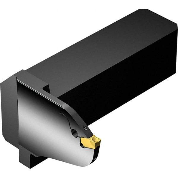Sandvik Coromant - Right Hand, 25mm Max Depth of Cut, Indexable Grooving Tool Holder - 25mm Shank Height, 25mm Shank Width, Through Coolant - Americas Industrial Supply