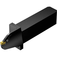 Sandvik Coromant - Right Hand, 22mm Max Depth of Cut, Indexable Grooving Tool Holder - 25mm Shank Height, 25mm Shank Width, Through Coolant - Americas Industrial Supply