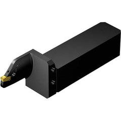 Sandvik Coromant - Left Hand, 22mm Max Depth of Cut, Indexable Grooving Tool Holder - 25mm Shank Height, 25mm Shank Width, Through Coolant - Americas Industrial Supply